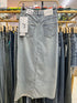 Summer Casual Slit Denim Skirts